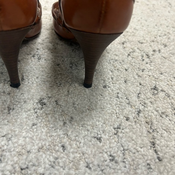 Ash 7.5 (38 EU) mint condition Brown Heels with Vintage-Inspired Design - Picture 14 of 15